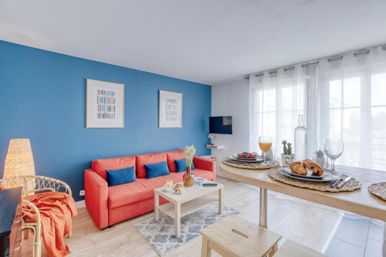Le Bleu, Tres Bien Situe 1Mn Centre Commerciale, Disney Parking Gratuit Serris Bagian luar foto