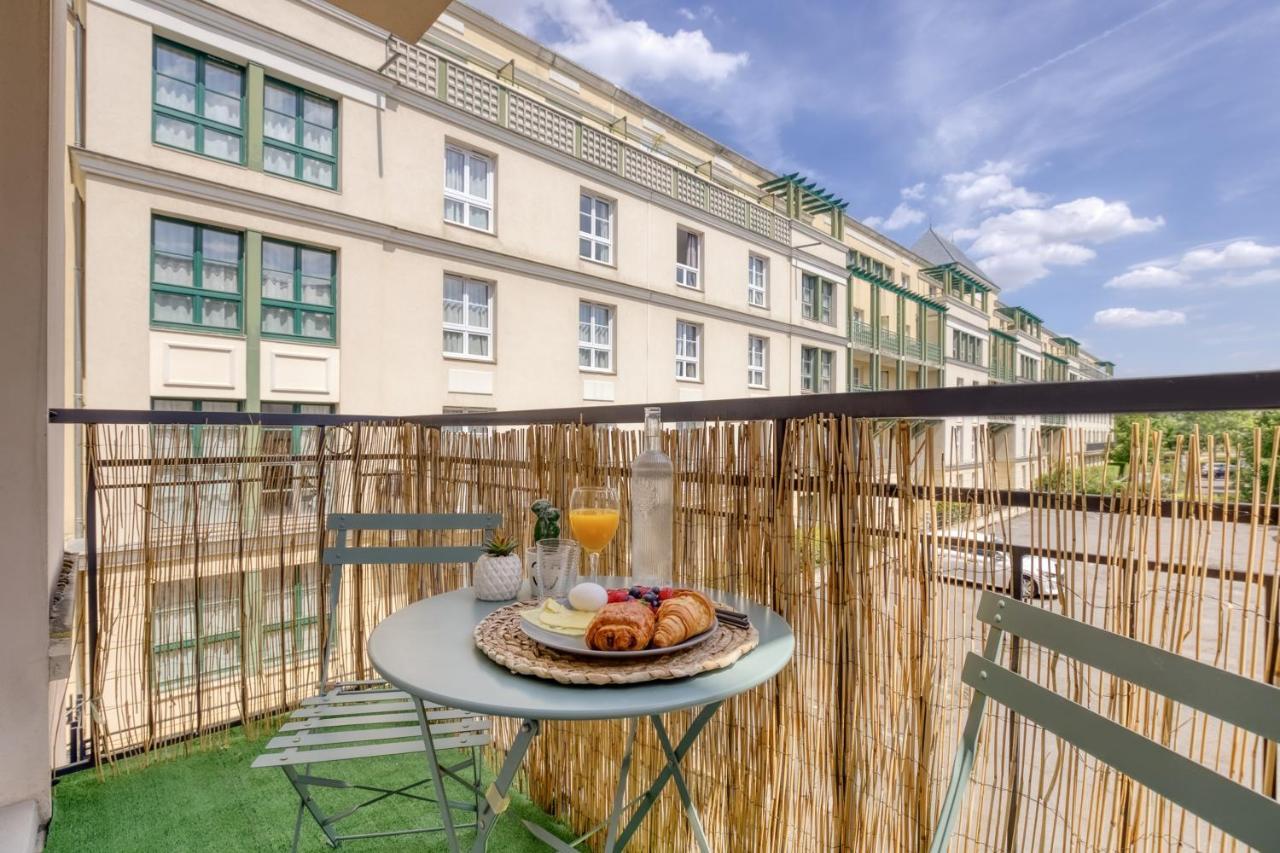 Le Bleu, Tres Bien Situe 1Mn Centre Commerciale, Disney Parking Gratuit Serris Bagian luar foto